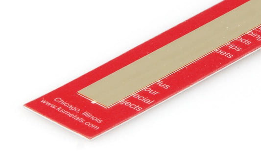 Brass Strip .025 x 1/2 - Chester Model Centre