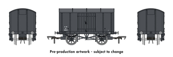 Rapido OO Gauge Wagon 908006 - Iron Mink No.69131- GWR 1942 Grey - Chester Model Centre