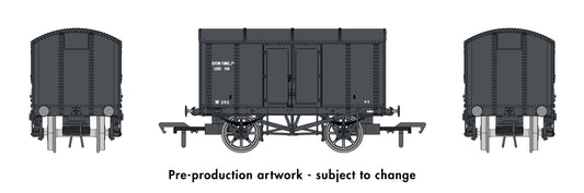 Rapido OO Gauge Wagon 908015 - Iron Mink No.W292 - BR Grey (Sand Van) - Chester Model Centre