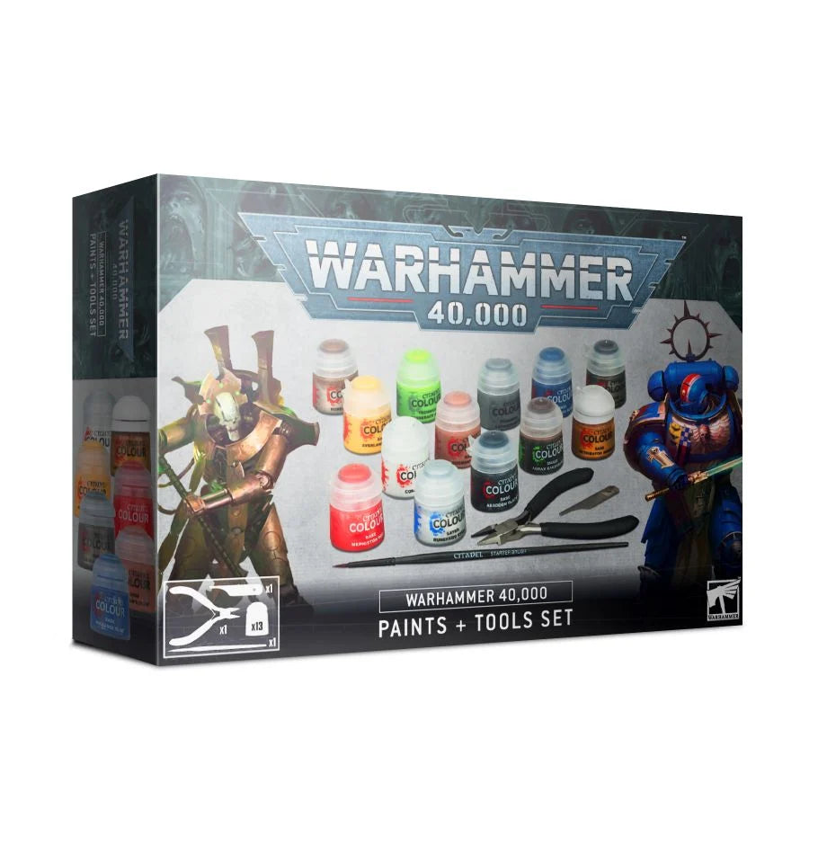 Warhammer 40,000 Paints + Tools Set - Chester Model Centre