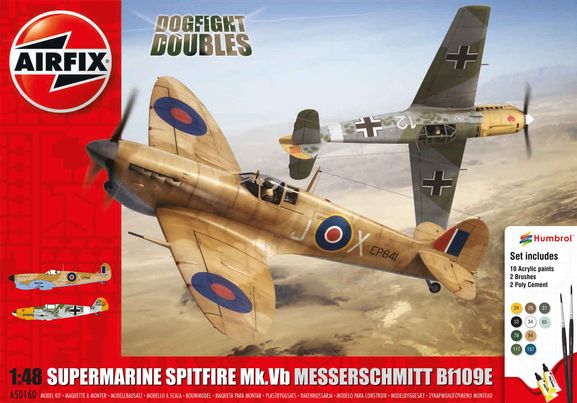 Dogfight Doubles Supermarine Spitfire Mk.VB vs Messerschmitt BF109E - Chester Model Centre
