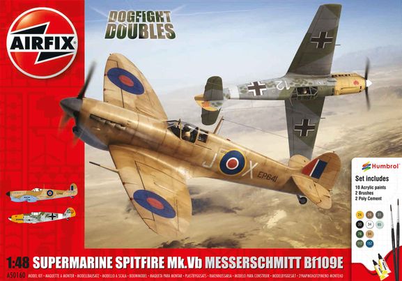 Dogfight Doubles Supermarine Spitfire Mk.VB vs Messerschmitt BF109E - Chester Model Centre