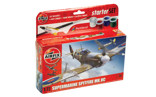 Starter Set NEW Supermarine Spitfire MkVc - Chester Model Centre