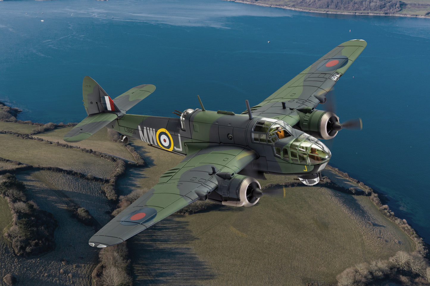 Corgi AA28902 Bristol Beaufort Mk.1, 217 Sqn RAF, ‘Admiral Hipper’ Attack - Chester Model Centre
