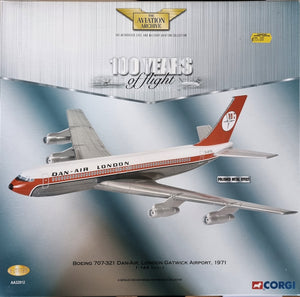 Corgi The Aviation Archive AA32912 1:144  Boeing 707-321 Dan-Air - Chester Model Centre