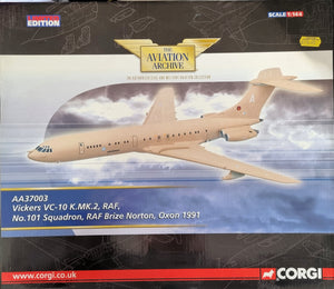 Corgi The Aviation Archive 1:72 AA37003 Vickers VC-10 K.MK.2, RAF, No 101 Squadron, RAF Brize Norton, Oxon 1991 - Chester Model Centre