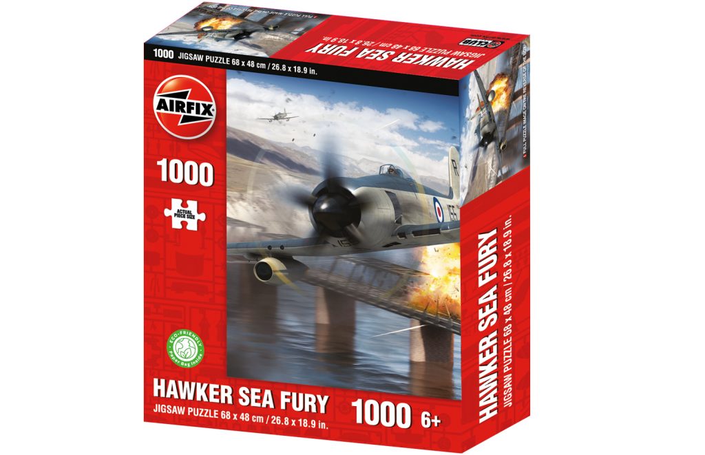 Hawker Sea Fury 1000 piece Jigsaw Puzzle - Chester Model Centre