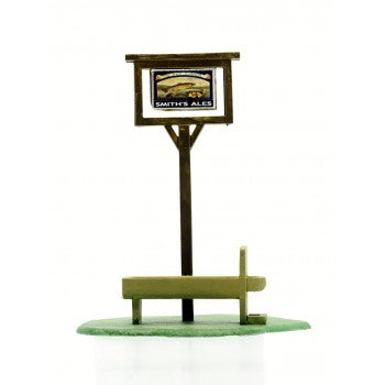 CO77 Pub Sign & Horse Trough - Chester Model Centre
