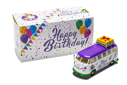 Corgi CC02734 Volkswagen Campervan "Happy Birthday" - Chester Model Centre