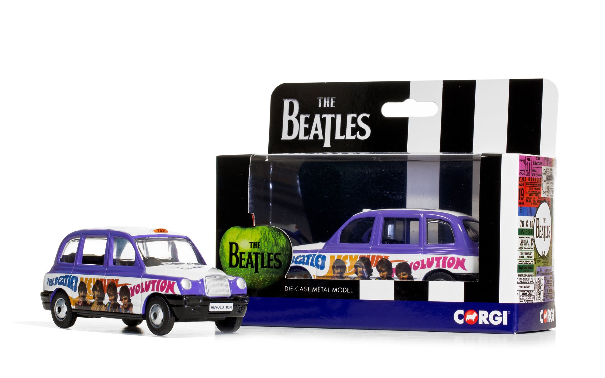 Corgi CC85928 The Beatles - London Taxi - Hey Jude Revolution - Chester Model Centre