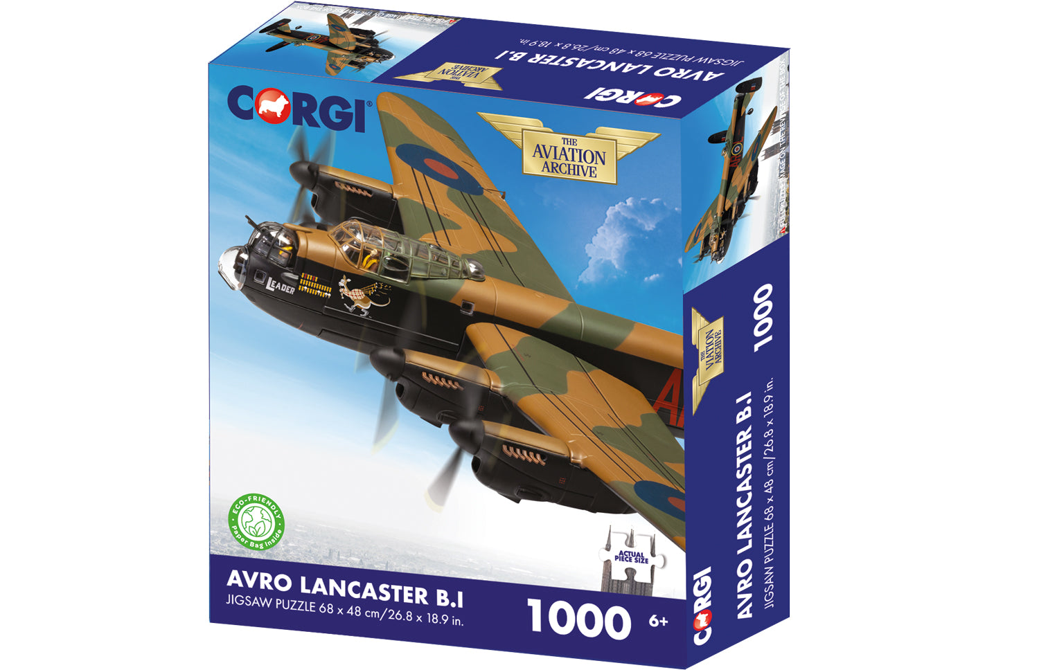 Avro Lancaster B.1 1000pc Corgi Jigsaw Puzzle - Chester Model Centre