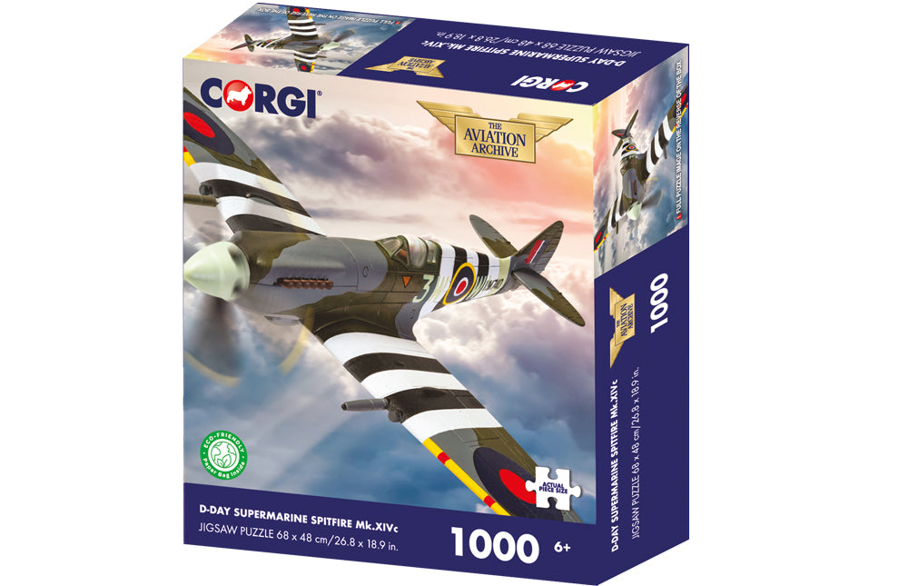 D Day Supermarine Spitfire Mk.XIVc 1000pc Corgi Jigsaw Puzzle - Chester Model Centre