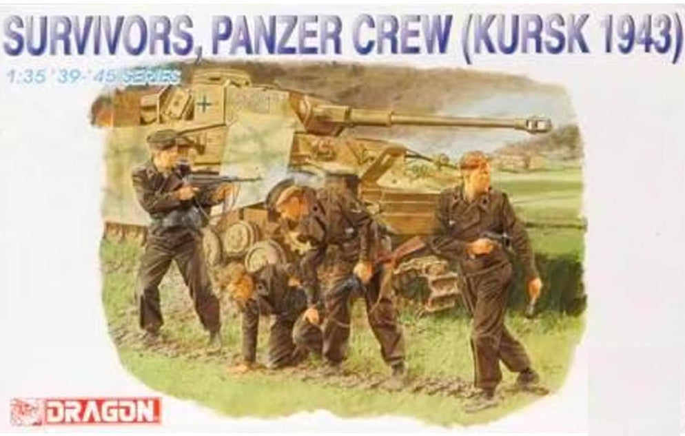 Dragon 6129 Survivors Panzer Crew Kursk 1943 - Chester Model Centre