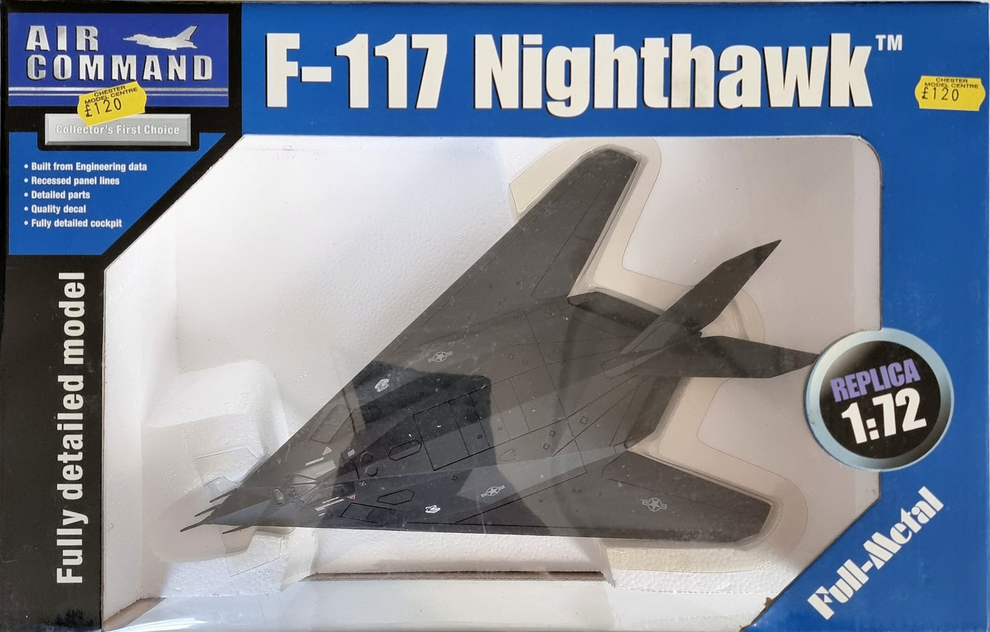 Sun Star Air Command Collectors First Choice 1:72 F-117 Nighthawk - Chester Model Centre