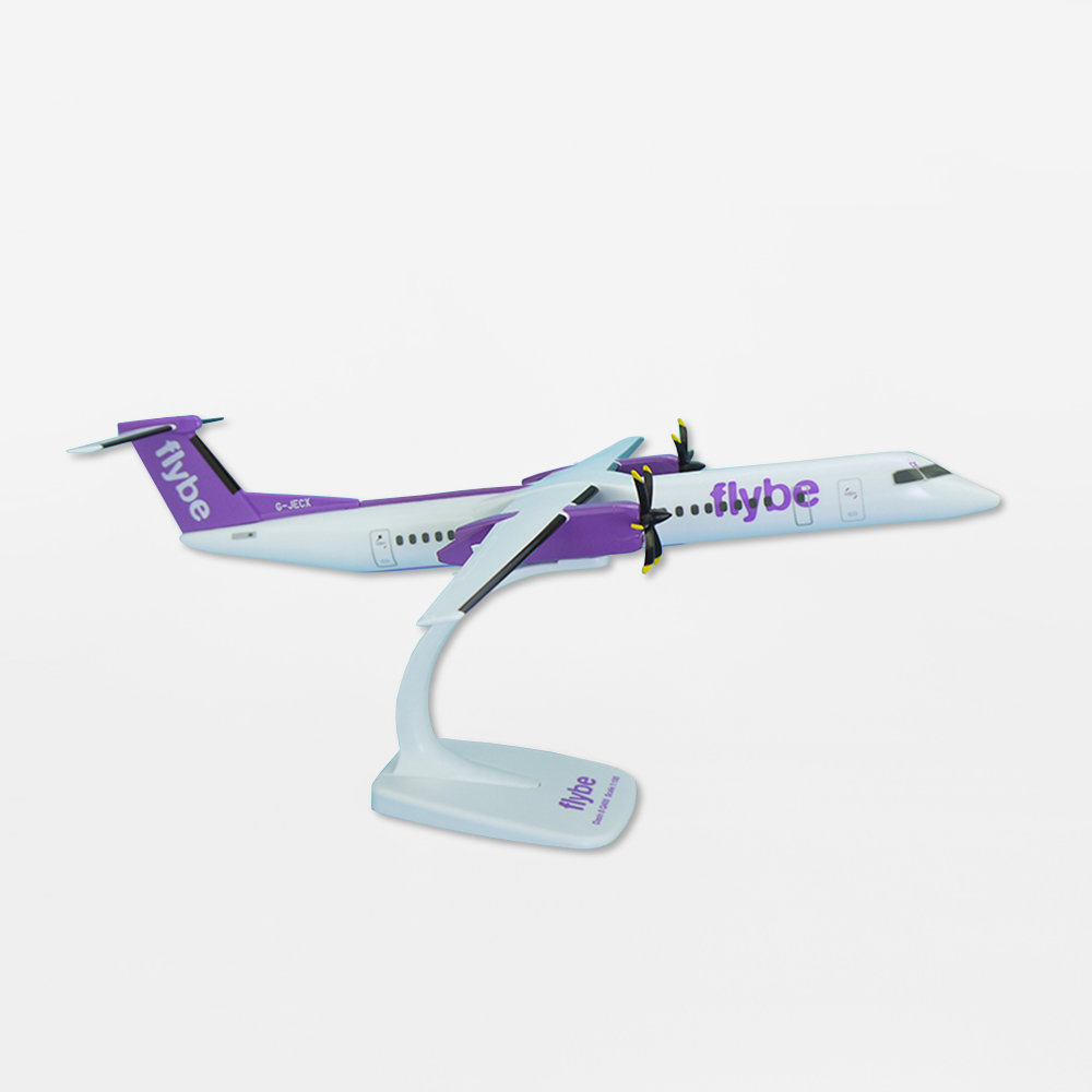 AeroClix ACX009 Flybe Bombardier Q400 '2022 Colours' G-JECX 1/200 Scale - Chester Model Centre 