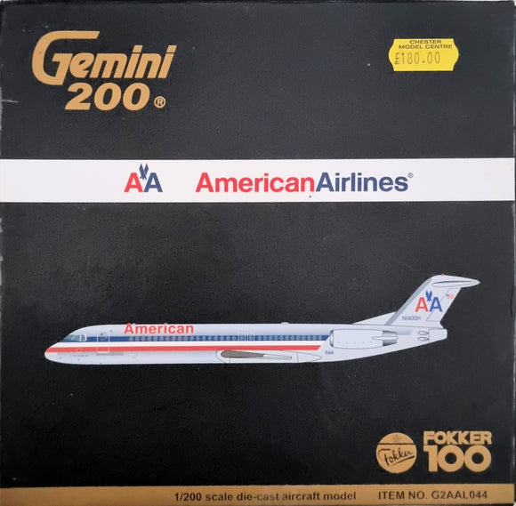 Gemini 200 G2AAL044 1:200 Scale Fokker 100 - Chester Model Centre