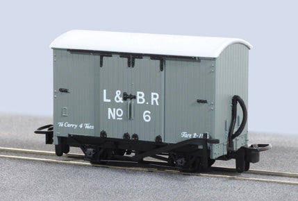 OO-9 Box Van -  L&B Livert No.6 - Chester Model Centre