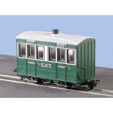Peco GR-500 OO-9 4 Wheel Enclosed Side Coach Glyn Valley Tramway - Chester Model Centre