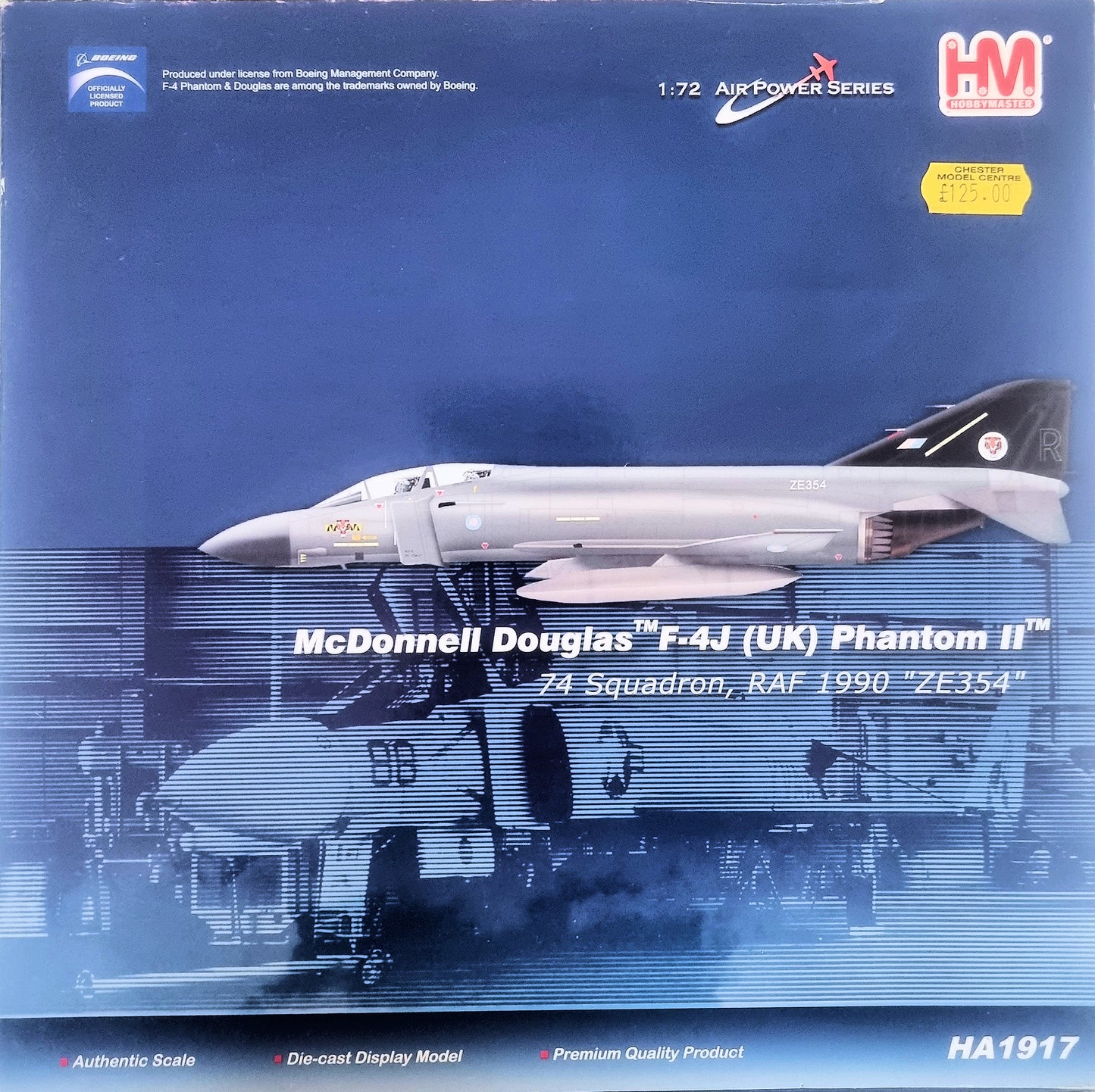 Hobbymaster 1:72 Air Power Series McDonnell Douglas F-4J (UK) Phantom II HA1917 - Chester Model Centre