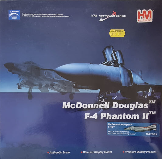 Hobbymaster HA1963 1:72 McDonnell Douglas F-4 Phantom II - Chester Model Centre