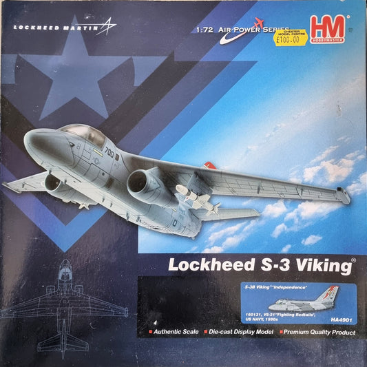 Hobbymaster HA4901 1:72 Lockheed S-3 Viking - Chester Model Centre