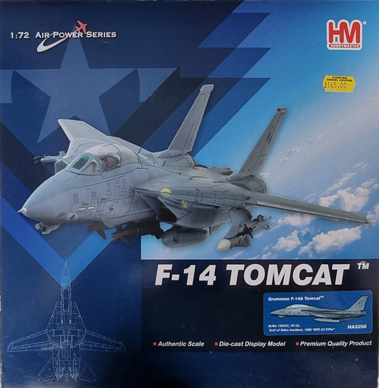 Hobbymaster HA5206 Grumman F-14A Tomcat Gulf of Sidra Incident 1989 Mig-23 Killer - Chester Model Centre
