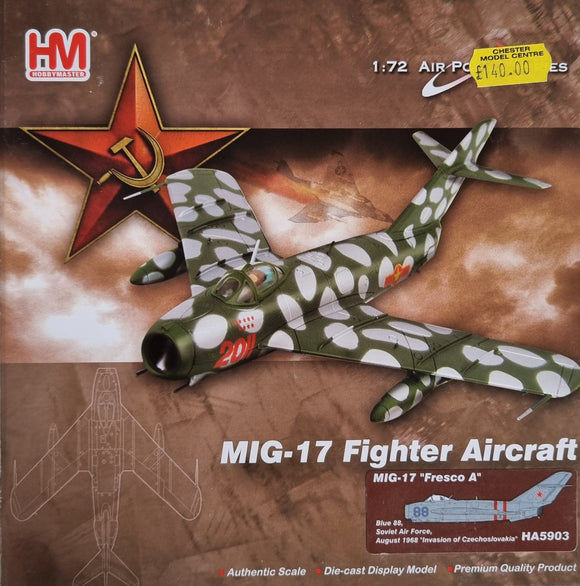Hobbymaster HA5903 MIG-17 Fighter Aircraft 