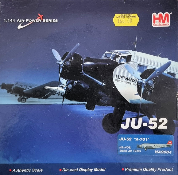 Hobbymaster HA9004 1:114 Air Power Series JU52 
