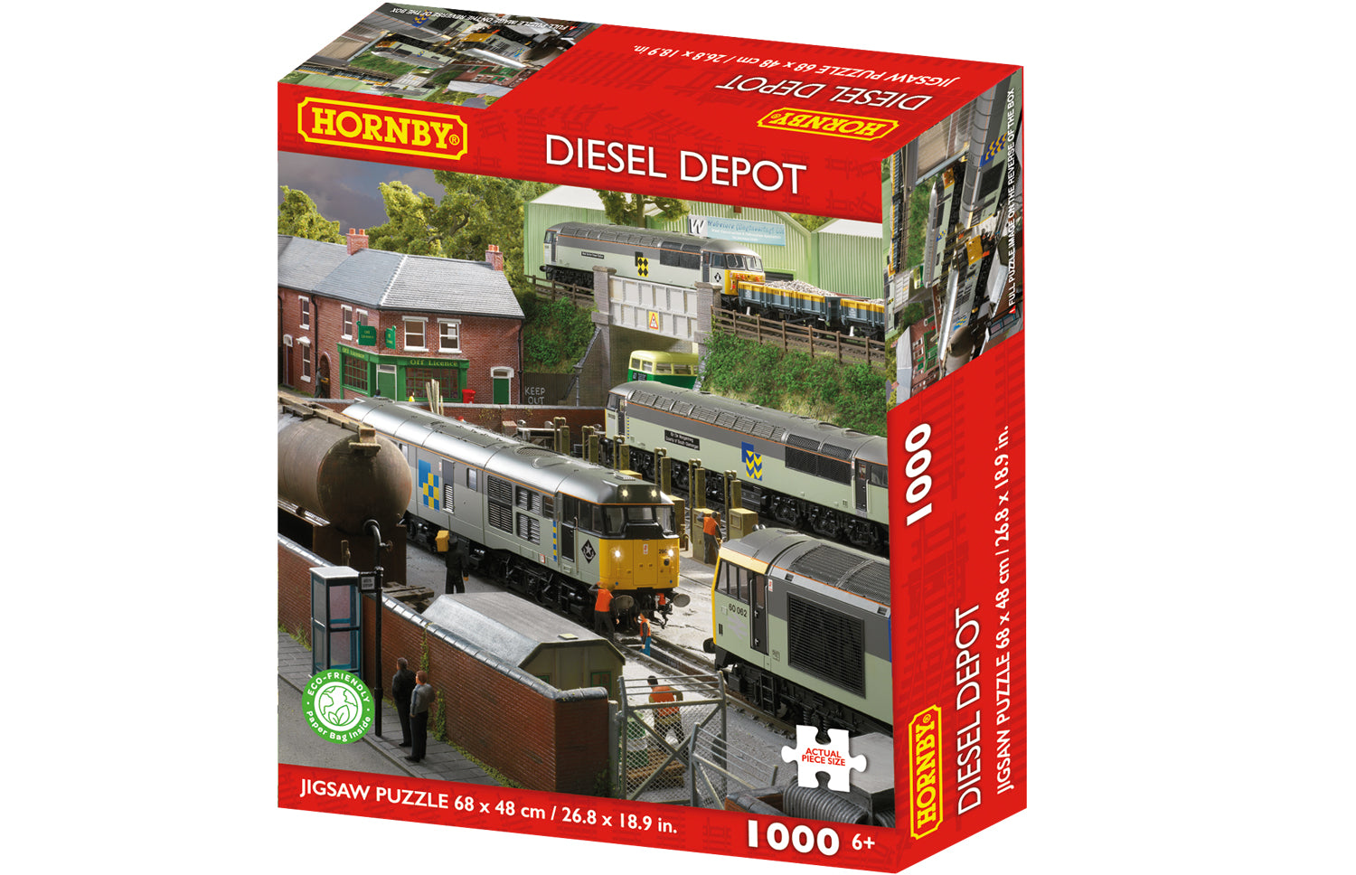 Hornby Diesel Depot 3D 1000 piece Jigsaw Puzzle - Chester Model Centre