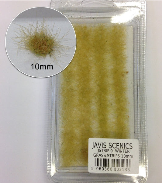 Javis Static Grass Strips - Winter Grass 10mm - Chester Model Centre