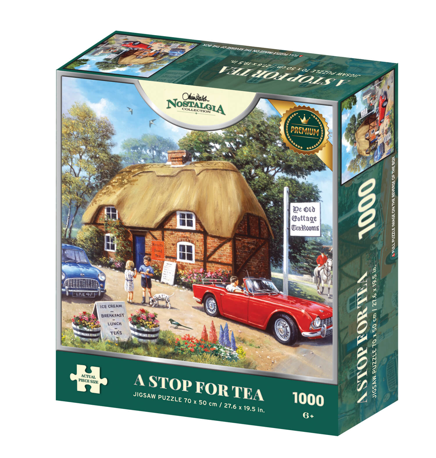 Kevin Walsh A Stop for Tea1000 piece 3D Jigsaw Puzzle - Chester Model Centre