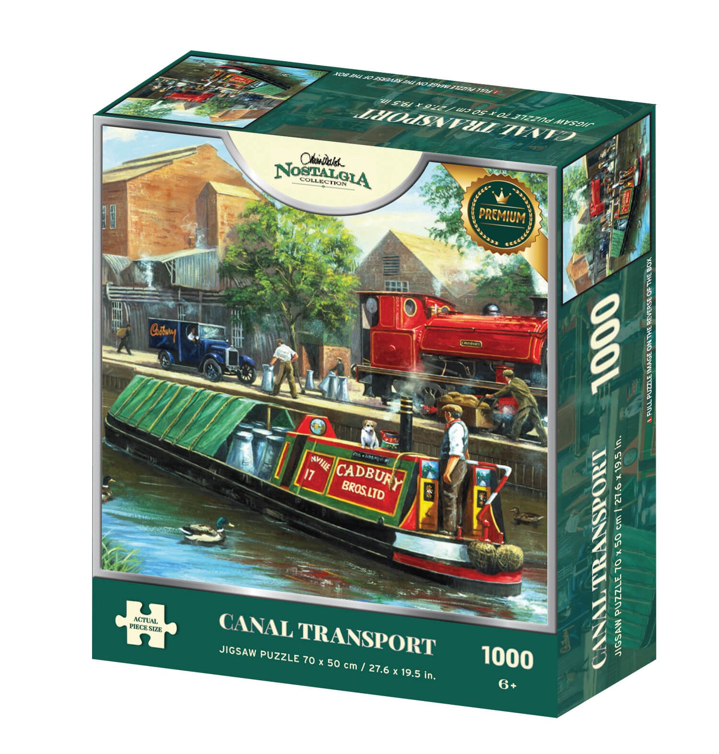 Kevin Walsh Canal Transport 1000 piece 3D Jigsaw Puzzle - Chester Model Centre