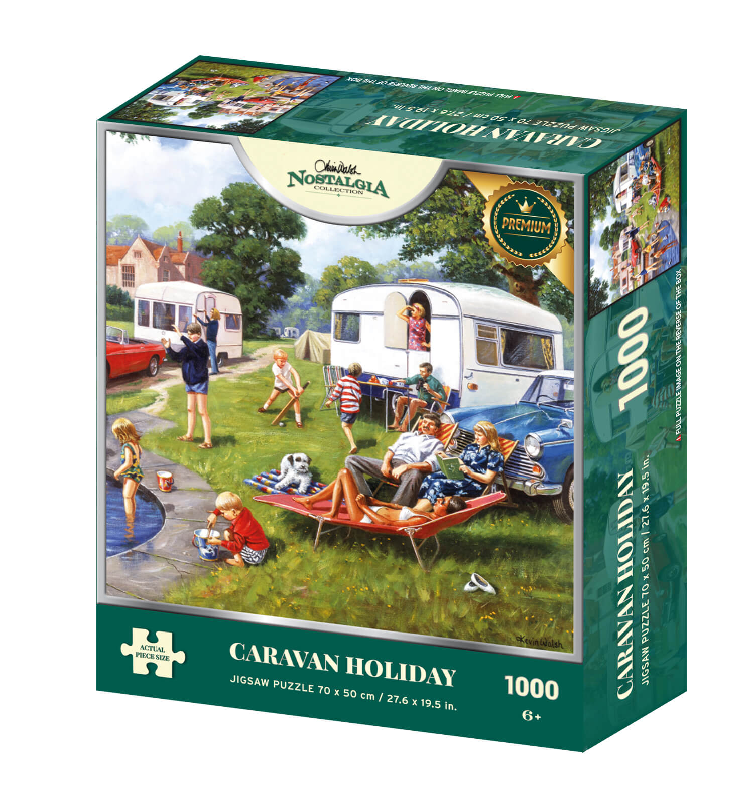 Kevin Walsh Caravan Holiday 1000 piece 3D Jigsaw Puzzle - Chester Model Centre