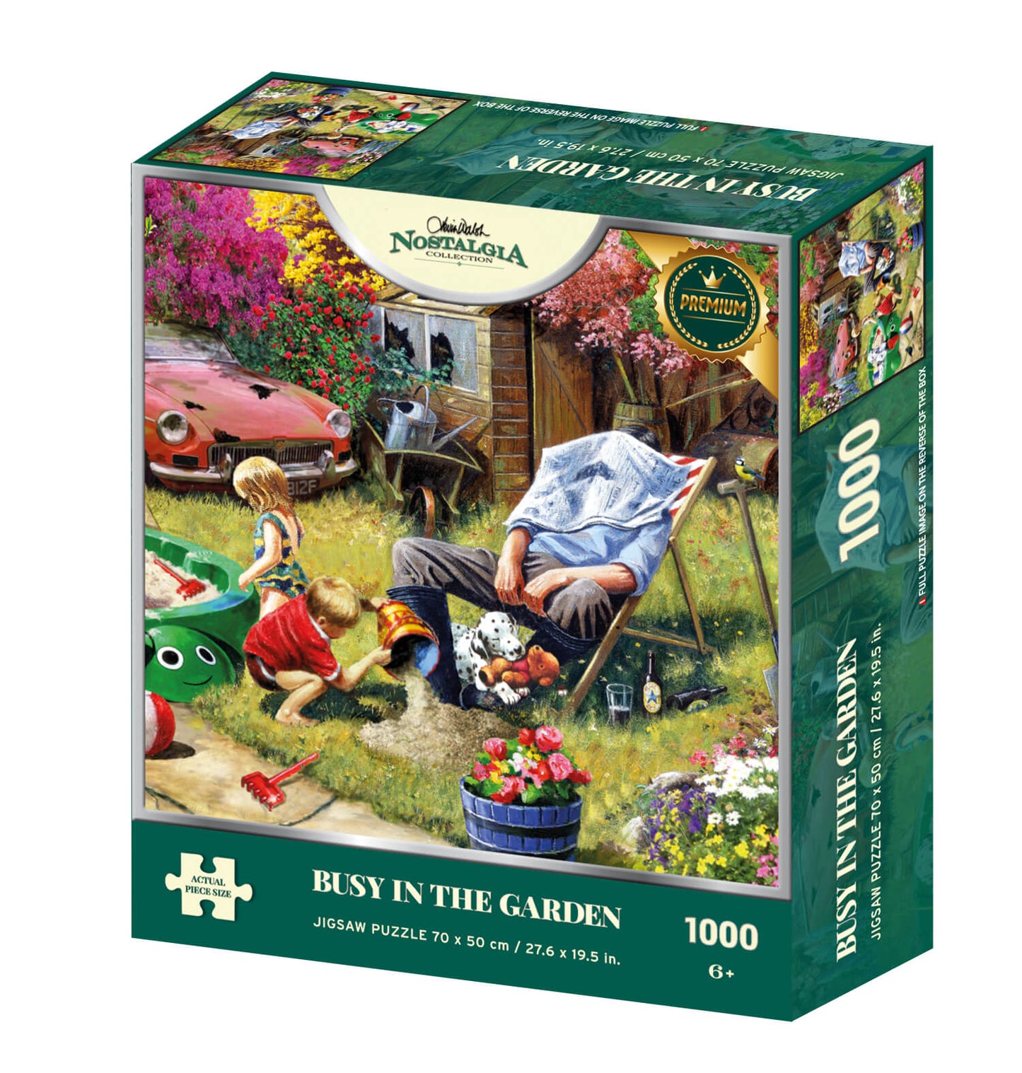 Kevin Walsh Busy in the Garden 1000 piece 3D Jigsaw Puzzle - Chester Model Centre