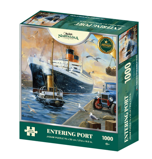 Kevin Walsh Entering Port 1000 piece 3D Jigsaw Puzzle - Chester Model Centre