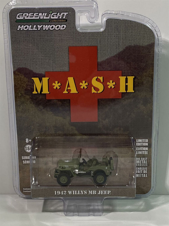 Greenlight 1:64 MASH 1942 Willys MB Jeep - Chester Model Centre 