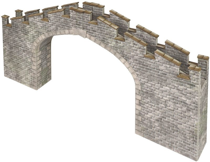 PN916 N Gauge Castle Wall Bridge - Chester Model Centre