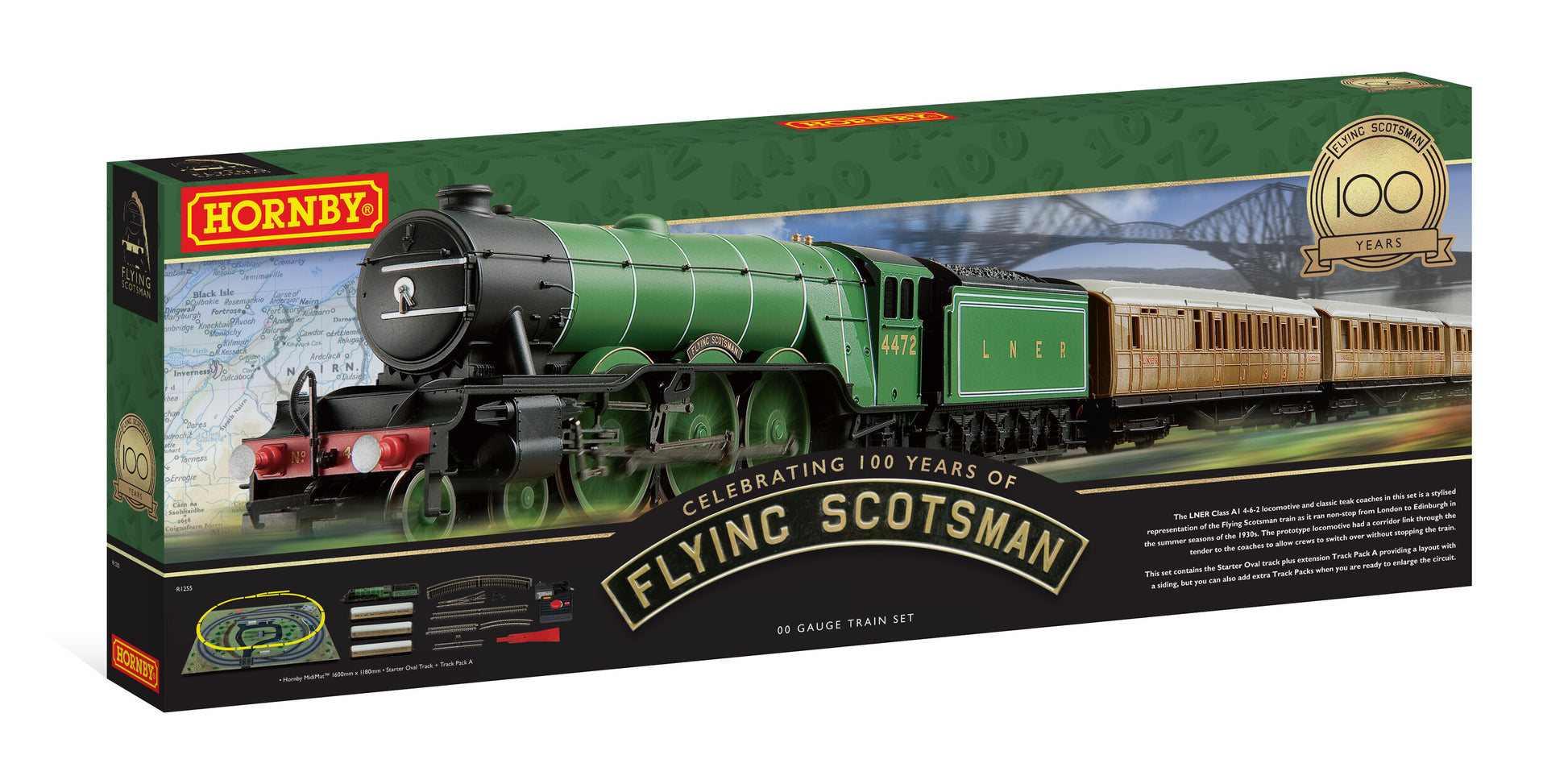 Hornby R1255M Flying Scotsman Train Set - Chester Model Centre 