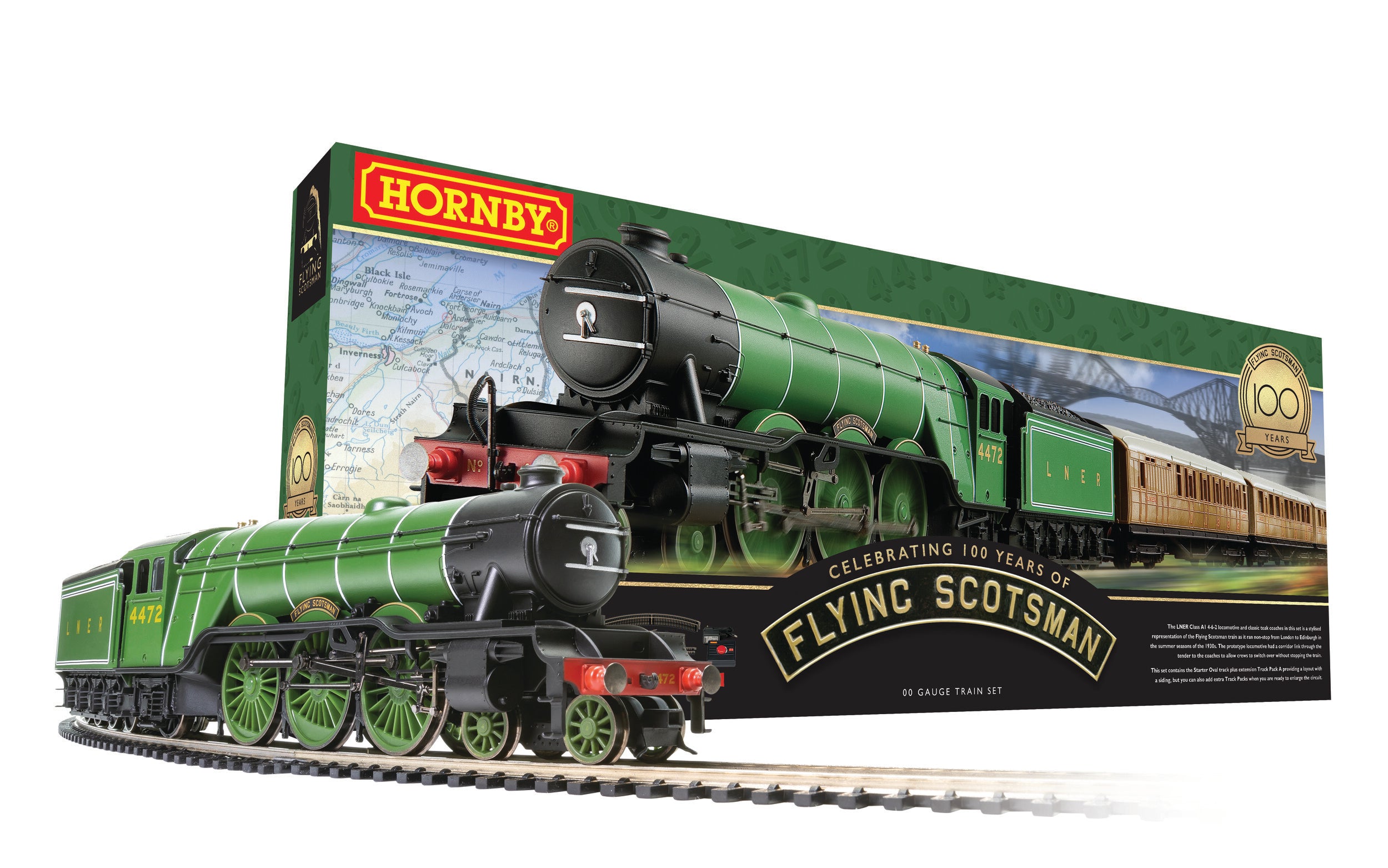 Hornby R1255M Flying Scotsman Train Set Chester Model Centre