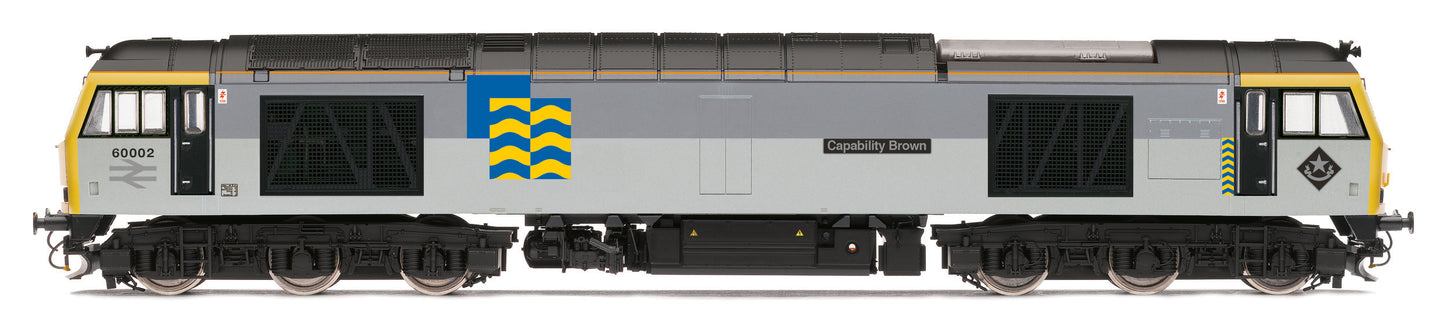 Hornby R30157 BR, Class 60, Co-Co, 60002 'Capability Brown' - Era 8 - Chester Model Centre