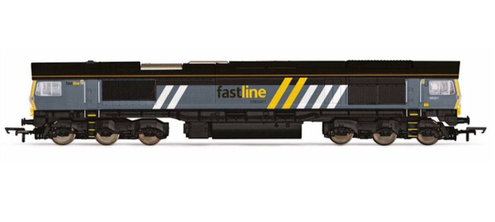 Hornby R30167 OO Gauge Class 66301 in Fastline Freight Livery. Tier One Exclusive - Chester Model Centre