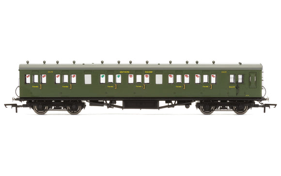 Hornby R4718A SR, 58' Maunsell Rebuilt (Ex-LSWR 48'), Six Compartment Brake Third, 2625 - Era 3 - Chester Model Centre