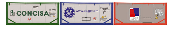 Hornby R60130 Concisa, TIP & Hoyer Container Pack 3 x 20'  Tanktainers - Era 11 - Chester Model Centre