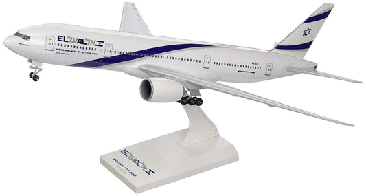 Skymarks SKR752 1:200 El Al Boeing 777-200 Gear Desk Top Display Model - Chester Model Centre