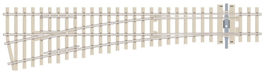 SL-E1096 Turnout, Medium Radius, Concrete, Left Hand - Chester Model Centre