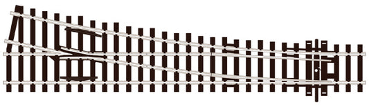 Medium Radius R/H Turnout Electrofrog - Chester Model Centre