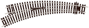 Curved Double Radius L/H Turnout Insulfrog - Chester Model Centre