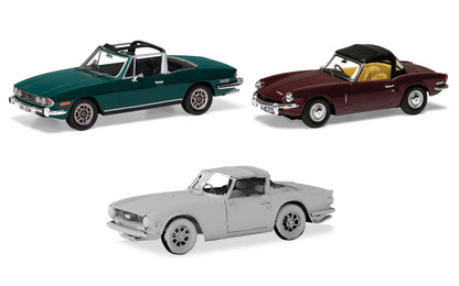 Sporting Triumph collection. Stag, Spitfire TR6. - Chester Model Centre