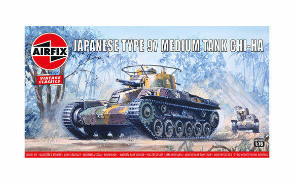 Airfix 1:76 A01319V Type 97 Chi Ha Japanese Tank - Chester Model Centre