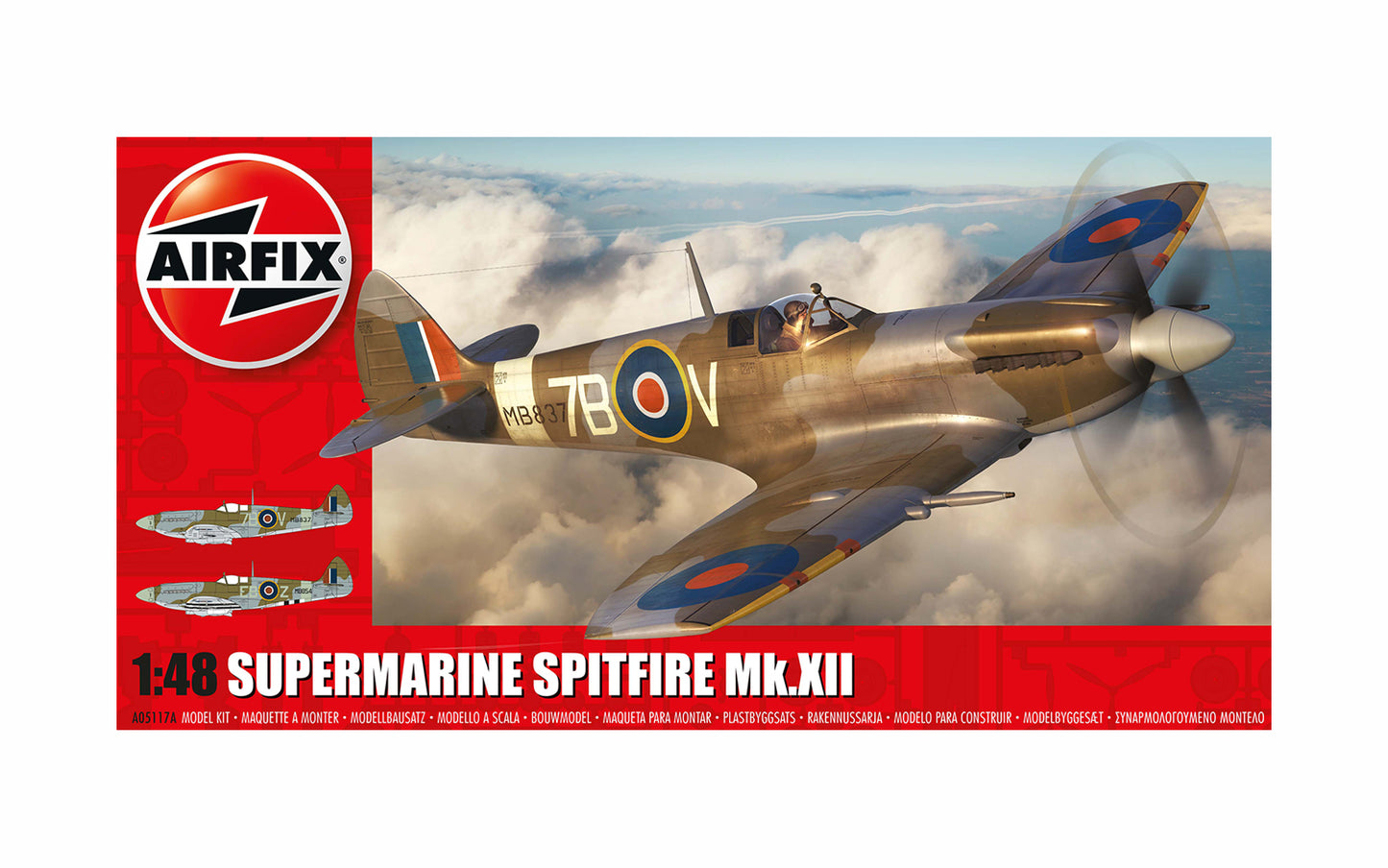 Airfix 1:48 A05117A Supermarine Spitfire Mk.XII - Chester Model Centre